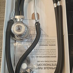 McKesson Sprague Black Stethoscope